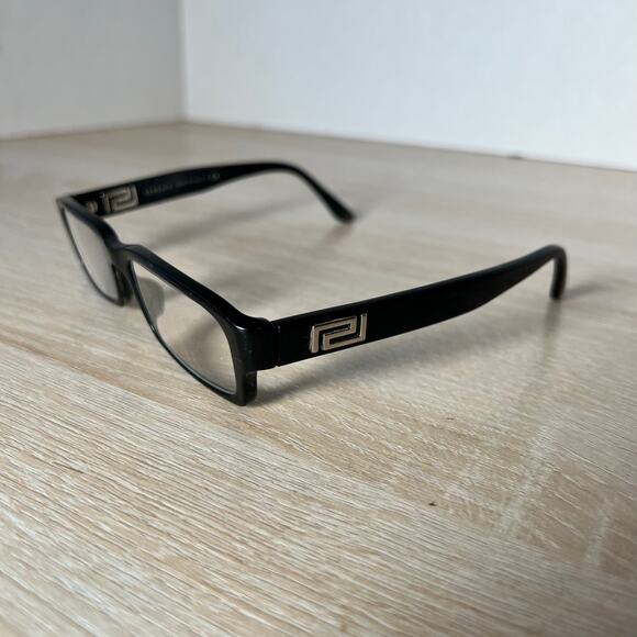 Versace Mod 3102 GB1 Eyeglasses Black Frames PARTS ONLY 52-17-140 - Picture 3 of 12